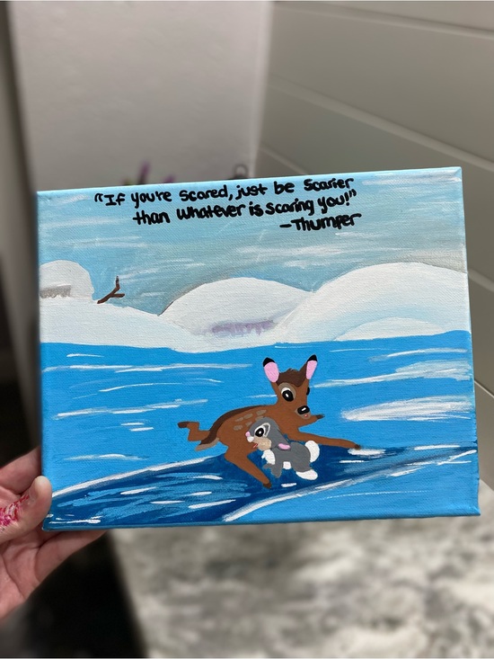 Hand Crafted Other - Hand- Crafted Disney Canvas Art